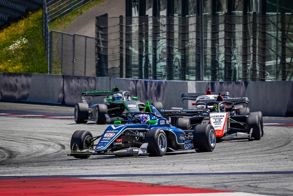 Fremgang og modgang for Theodor Jensen på Red Bull Ring
(Foto: Grippo)